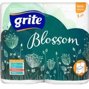 Бумага туалетная трехслойная Grite Blossom
