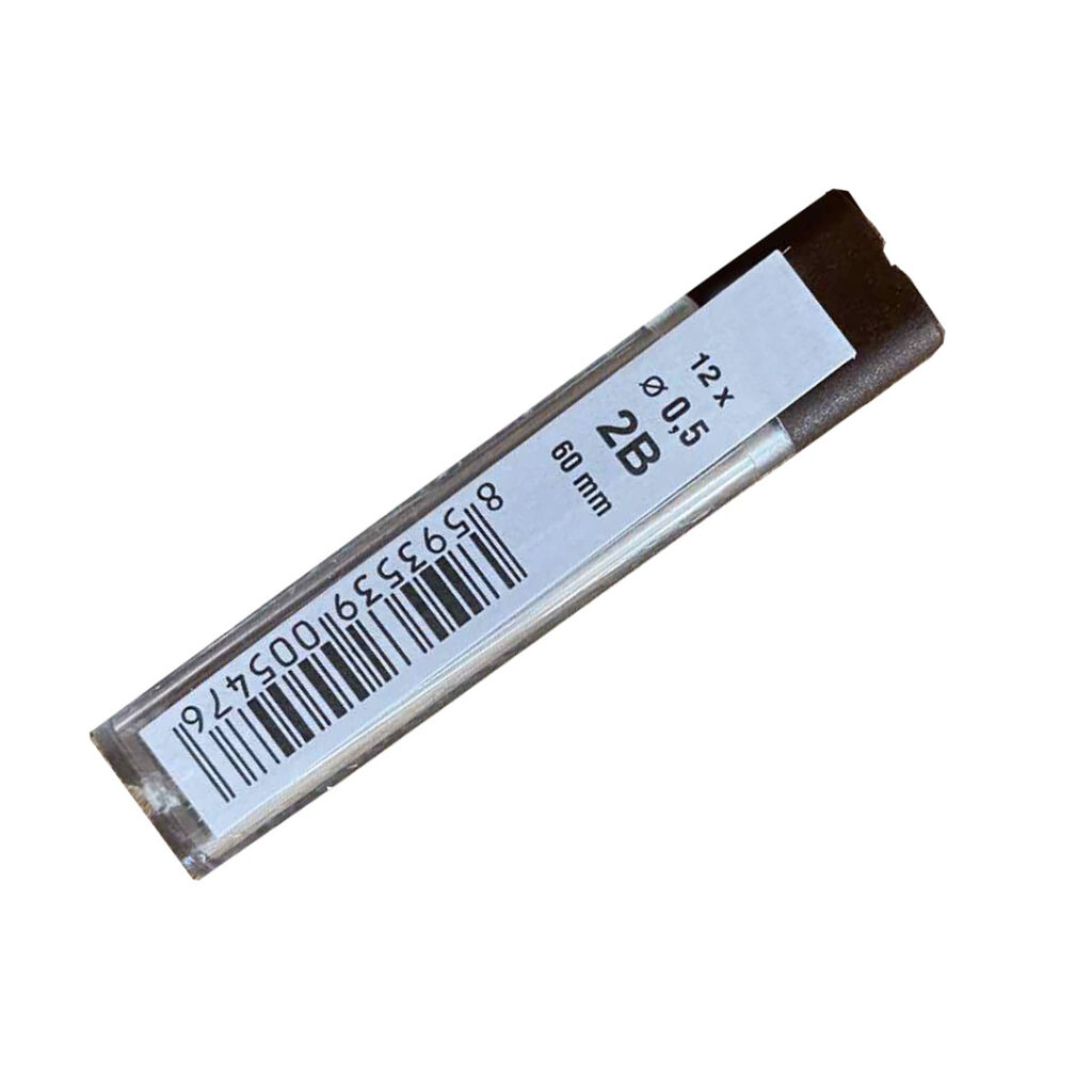 Грифели для автокарандашей 0.5 мм "2B" (мягкий) фото