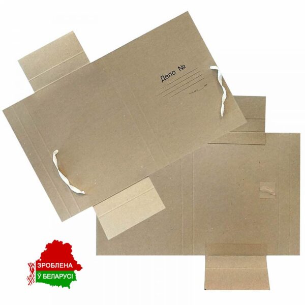 Папка архивная на завязках "ДЕЛО" 2 завязки, 30мм