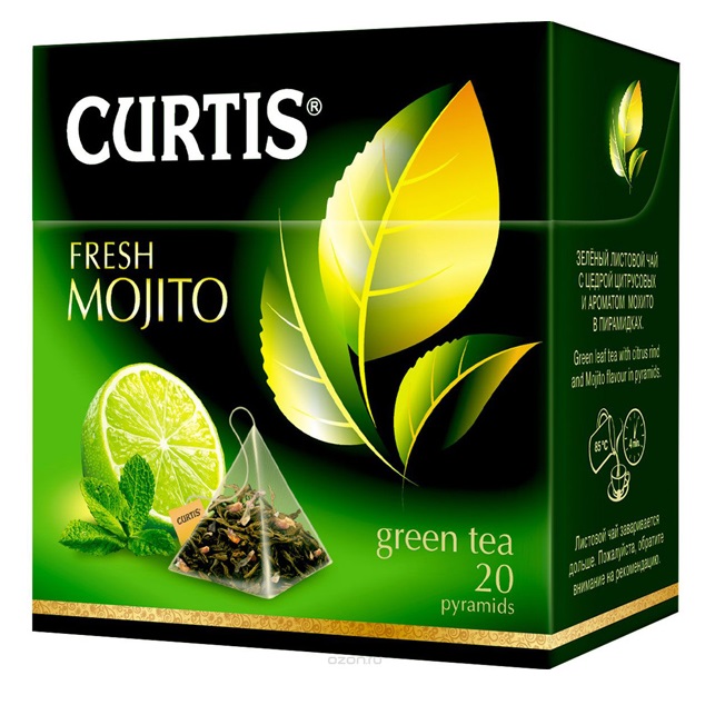 Curtis Чай CURTIS Fresh Mojito (зеленый) фото