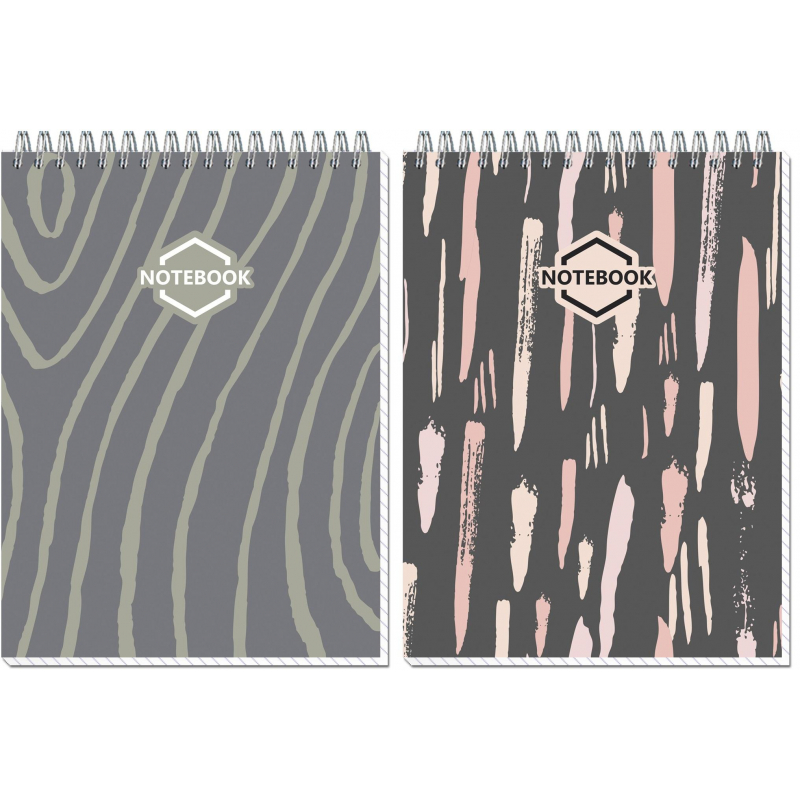 Блокнот А5 на спирали (40л и 60л) "Стильный офис" фото