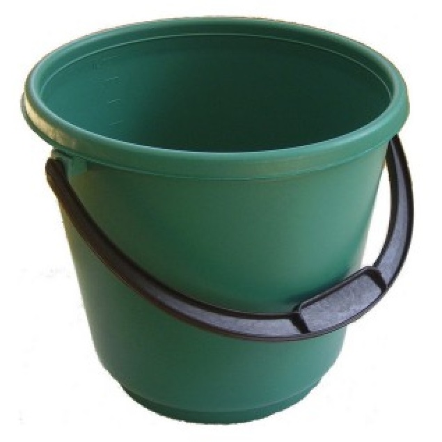 Ведро пластиковое 10л прочное фото