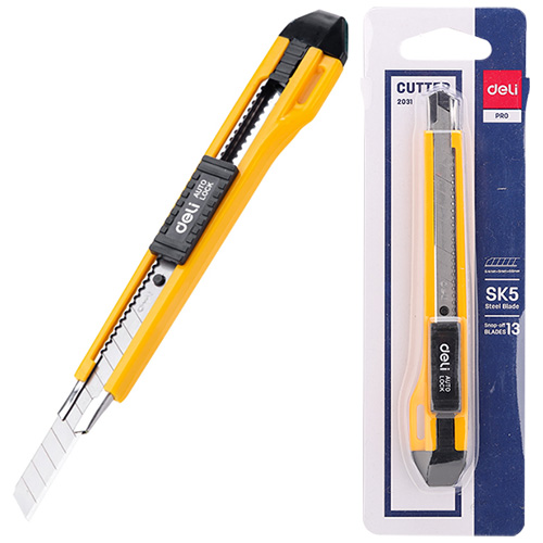 Deli Нож канцелярский маленький 9 мм усиленный Deli фото