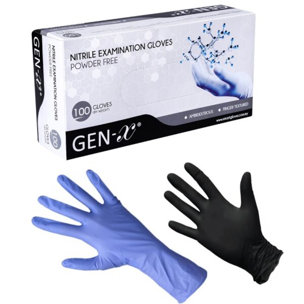 Перчатки нитриловые неопудренные одноразовые фото