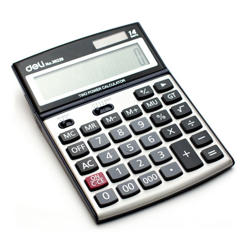 Deli Калькулятор 14-разрядный настольный Deli фото