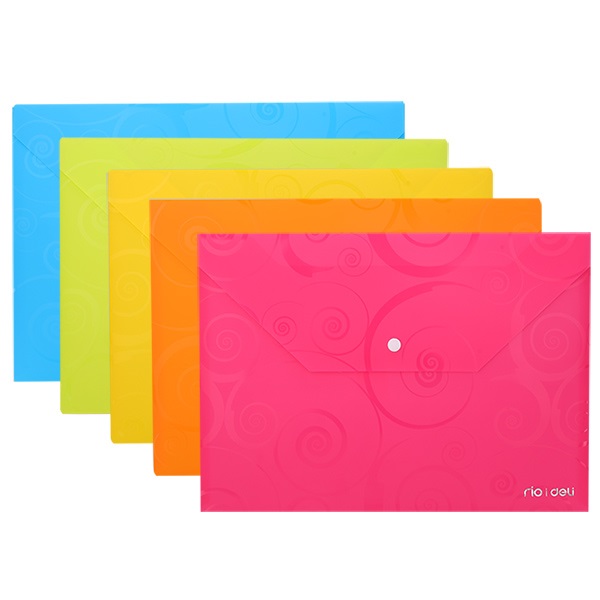 Deli Папка-конверт на кнопке "Rio" фото