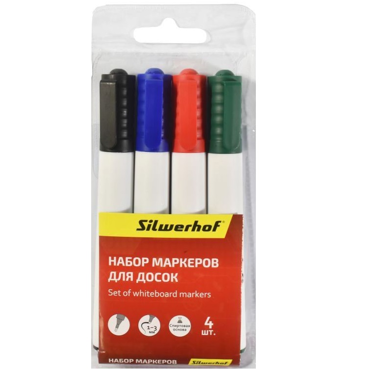 Silwerhof Набор маркеров для доски "Silwerhof" фото