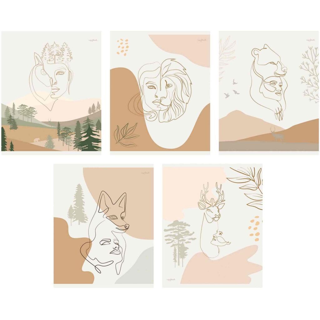 Канцэксмо Тетрадь А5 на скрепке (48 л) "Сказочный лес" фото