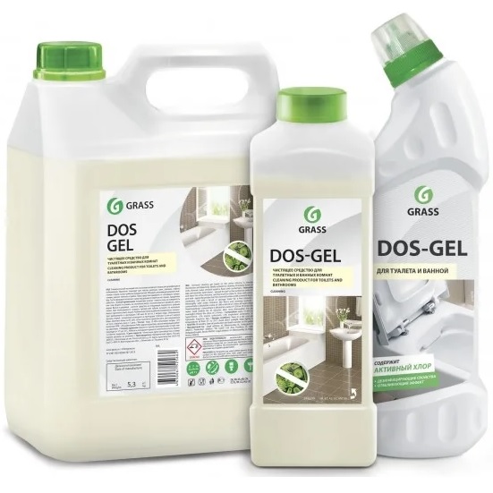 Средство дезинфицирующее "Dos Gel" с эффектом отбеливания фото