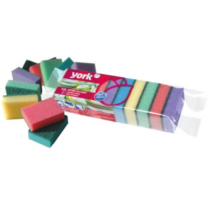 York Губка для мытья посуды (10 шт) York фото