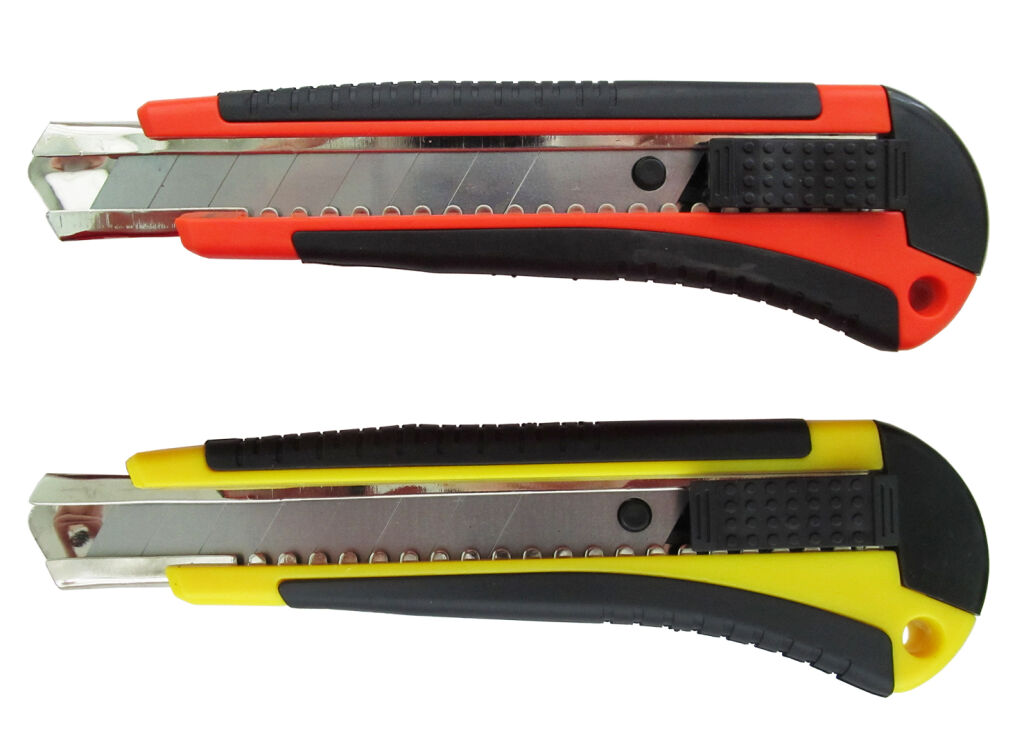 Нож канцелярский 18 мм большой усиленный GROSS фото