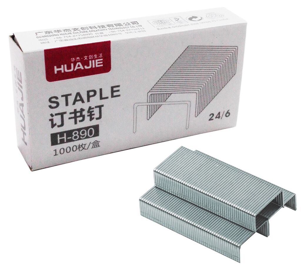 Hua Jie Скобы для степлера №24 1000 шт Hua Jie фото