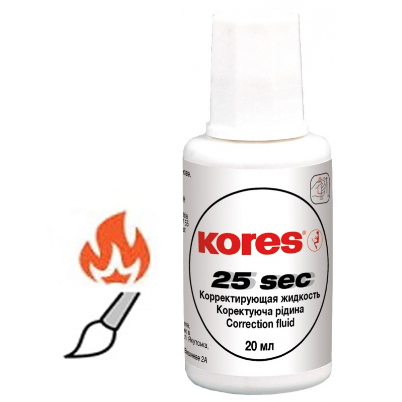 Kores Корректирующая жидкость на спиртовой основе фото