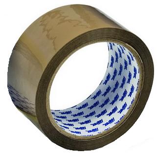 Скотч упаковочный 50 мм х 50м коричневый фото