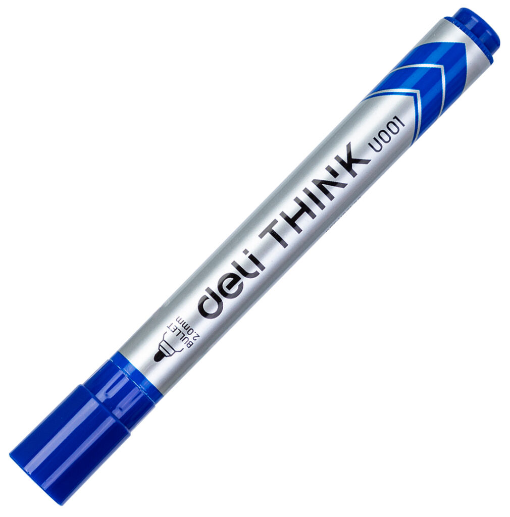 Deli Маркер для доски 02 мм синий THINK Deli фото
