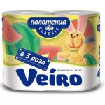 Veiro Полотенца рулонные двухслойные Veiro Classic Plus (2 рулона) фото