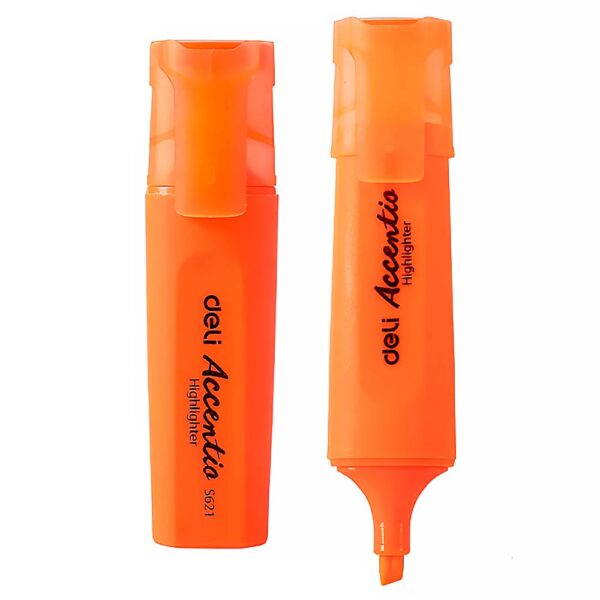 Маркер текстовый Deli Accentio, 1-5мм, оранжевый