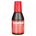 Краска штемпельная 28мл Kores красная