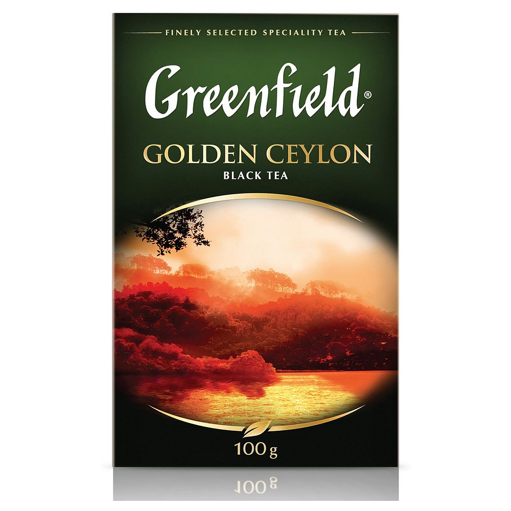 64745804007192 Чай "Greenfield" Golden Ceylon, 100 г, черный — изображение 1