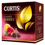 Чай "Curtis" Summer Berries, 20 пакетиков x1.7 г, фруктовый, травяной
